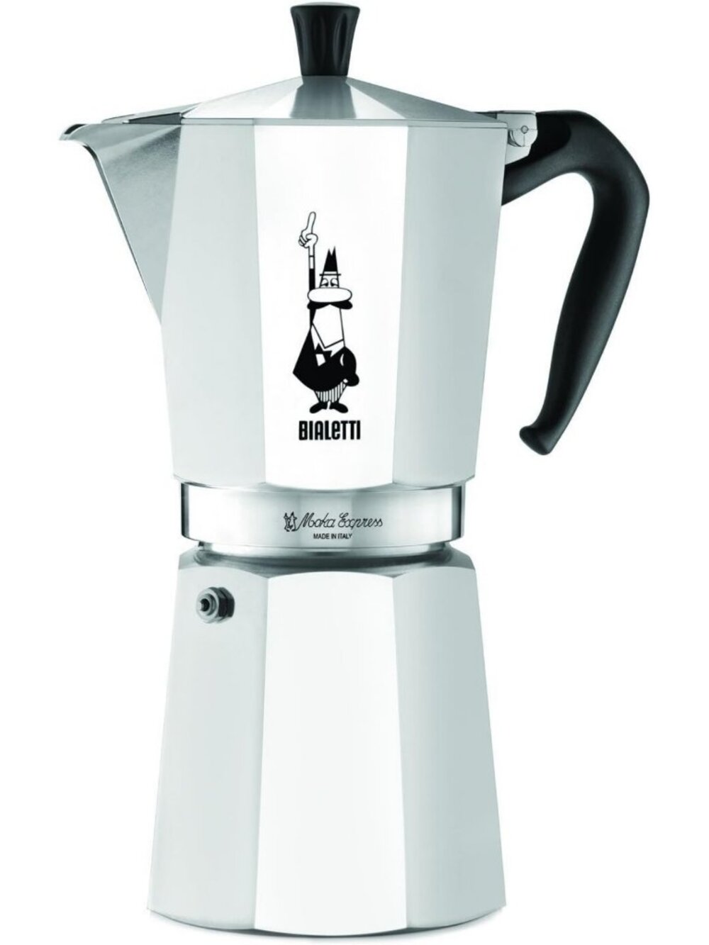 Iconic Stovetop Espresso Maker - Moka Pot for 12 Cups, Real Italian Coffee